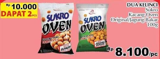 Promo Harga DUA KELINCI Kacang Sukro Original, Jagung Bakar 100 gr - Giant