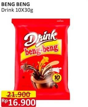 Promo Harga Beng-beng Drink per 10 sachet 30 gr - Alfamart