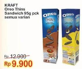 Promo Harga OREO Thins All Variants 95 gr - Indomaret