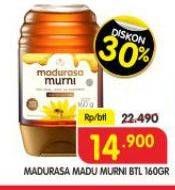 Promo Harga Madurasa Madu Murni 160 gr - Superindo