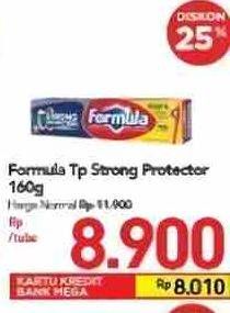 Promo Harga FORMULA Pasta Gigi Strong Protection 160 gr - Carrefour