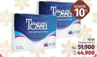 Promo Harga TESSA Toilet Tissue 8 roll - LotteMart