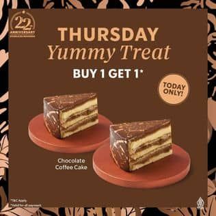 Promo Harga Thursday Yummy Treat  - Starbucks