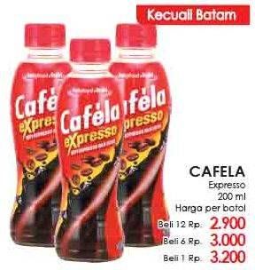 Promo Harga Cafela Expresso Minuman Kopi 200 ml - LotteMart