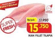 Promo Harga Ikan Fillet Tilapia per 100 gr - Superindo