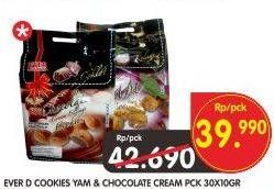 Promo Harga EVER DELICIOUS Biskuit Cookies Yam, Chocolate Cream 30 pcs - Superindo
