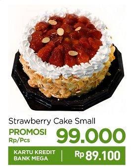 Promo Harga Strawberry Cake Mini  - Carrefour