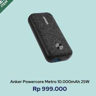 Promo Harga ANKER Powercore Metro 10.000mAh  25W  - iBox