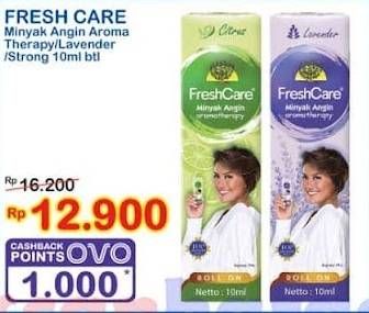Promo Harga Fresh Care Minyak Angin Aromatherapy Kayu Putih, Lavender, Hot Strong 10 ml - Indomaret
