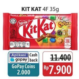 Promo Harga Kit Kat Chocolate 4 Fingers 35 gr - Alfamidi