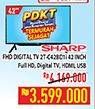 Promo Harga Sharp 2T-C42BD1i | LED TV 42"  - Hypermart