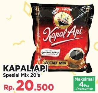 Promo Harga Kapal Api Kopi Bubuk Special Mix 25 pcs - Yogya