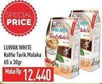 Promo Harga Luwak White Koffie Tarik Malaka per 6 sachet 30 gr - Hypermart