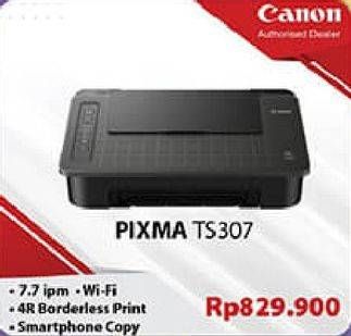 Promo Harga CANON Pixma TS307  - Hypermart