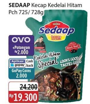 Promo Harga Sedaap Kecap Manis Kedelai Hitam Special 725 ml - Alfamidi
