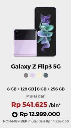 Promo Harga Samsung Galaxy Z Flip3 5G  - Erafone