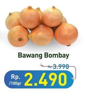 Promo Harga Bawang Bombay per 100 gr - Hypermart