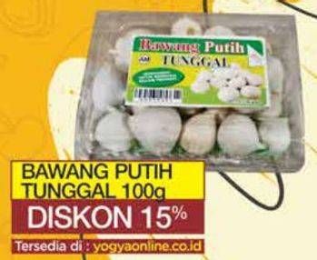 Promo Harga Bawang Putih Tunggal 100 gr - Yogya