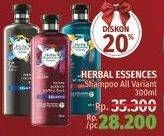 Promo Harga HERBAL ESSENCE Shampoo All Variants 300 ml - LotteMart