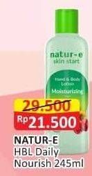 Promo Harga Natur-e Hand Body Lotion Daily Nourishing 245 ml - Alfamart