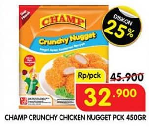 Promo Harga Champ Nugget Crunchy Nugget 450 gr - Superindo