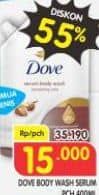 Promo Harga Dove Body Wash 400 ml - Superindo