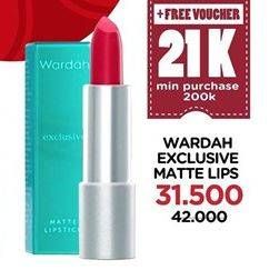 Promo Harga WARDAH Exclusive Lipstick  - Watsons