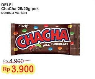 Promo Harga Delfi Cha Cha Chocolate All Variants 25 gr - Indomaret
