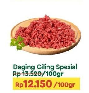 Promo Harga Daging Giling Sapi Spesial per 100 gr - TIP TOP