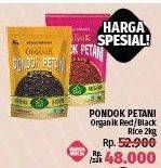 Promo Harga PONDOK PETANI Organic Red/Black Rice 2kg  - LotteMart