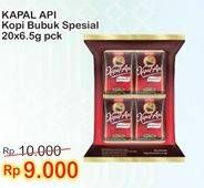 Promo Harga Kapal Api Kopi Bubuk Special 20 pcs - Indomaret