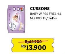 Promo Harga Cussons Baby Wipes Fresh Nourish 50 sheet - Indomaret