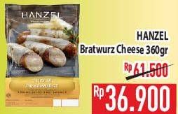 Promo Harga HANZEL Bratwurst Cheese 360 gr - Hypermart