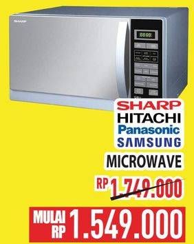 Promo Harga SHARP/ HITACHI/ PANASONIC/ SAMSUNG Microwave  - Hypermart