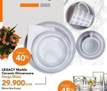 Promo Harga MARKLE Ceramic Dinnerware  - Carrefour