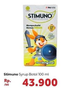Promo Harga STIMUNO Restores Immunes Syrup Original 100 ml - Carrefour