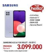 Promo Harga SAMSUNG Galaxy A22 5G  - Carrefour