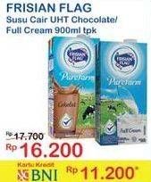 Promo Harga FRISIAN FLAG Susu UHT Purefarm Swiss Chocolate, Full Cream 900 ml - Indomaret