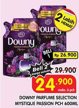 Promo Harga Downy Parfum Collection Mystique, Passion 650 ml - Superindo