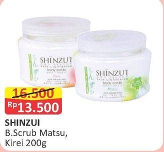 Promo Harga SHINZUI Body Scrub Matsu, Kirei 200 gr - Alfamart