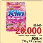 Promo Harga So Klin Softergent All Variants 770 gr - Alfamidi