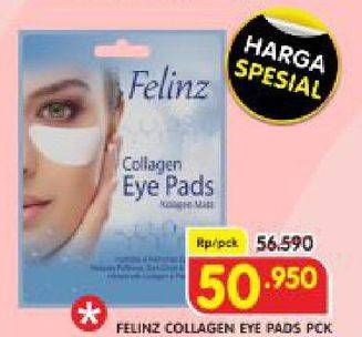 Promo Harga FELINZ Collagen Eye Pads 10 pcs - Superindo