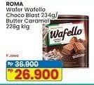 Promo Harga Roma Wafello Choco Blast, Butter Caramel 228 gr - Indomaret