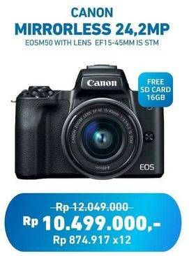 Promo Harga CANON EOS M50_1545  - Electronic City