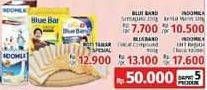 Promo Harga Indomilk Susu Kental Manis + Susu UHT + Blue Band Margarine Serbaguna + Cokelat Compound  - LotteMart