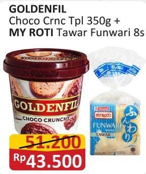 Promo Harga Goldenfil Selai  + My Roti Roti Tawar   - Alfamart