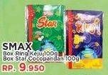 Promo Harga Smax Box Ring Keju/Star Cocopandan  - Yogya