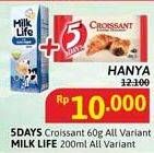 5 Days Croissant + Milk Life UHT