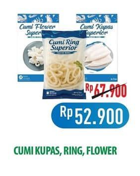 Promo Harga Cumi Cumi Kupas/Ring/Flower  - Hypermart