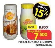 Promo Harga PUREAL Soy Milk All Variants 250 ml - Superindo